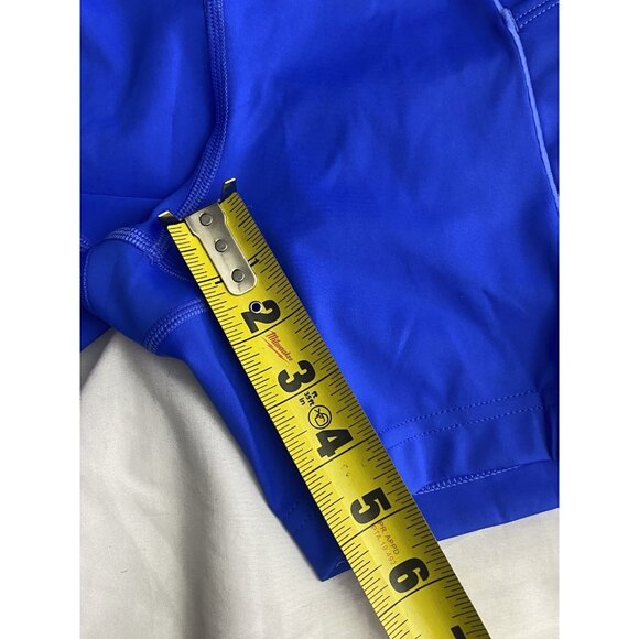 Brooks Women Size Small Method 5” Short Tights Bluetiful Wicking 4 Way Stretch - Picture 6 of 11